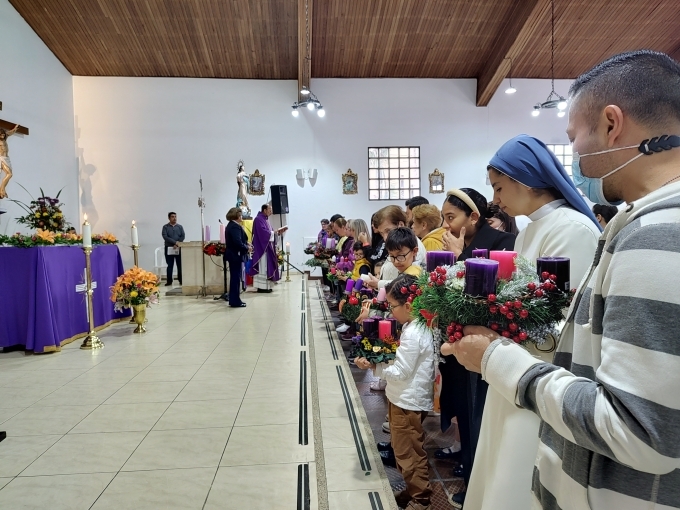 bendición coronas de adviento