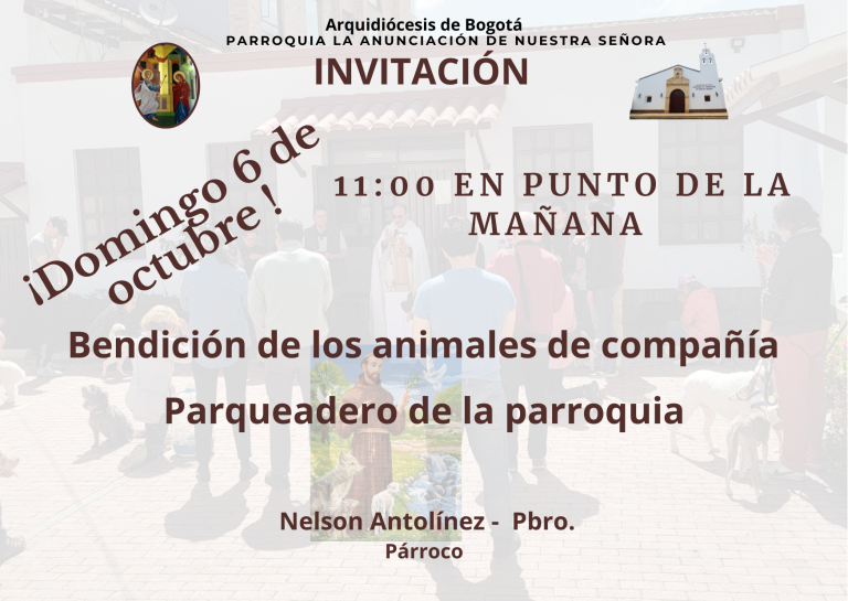 bendición de los animales